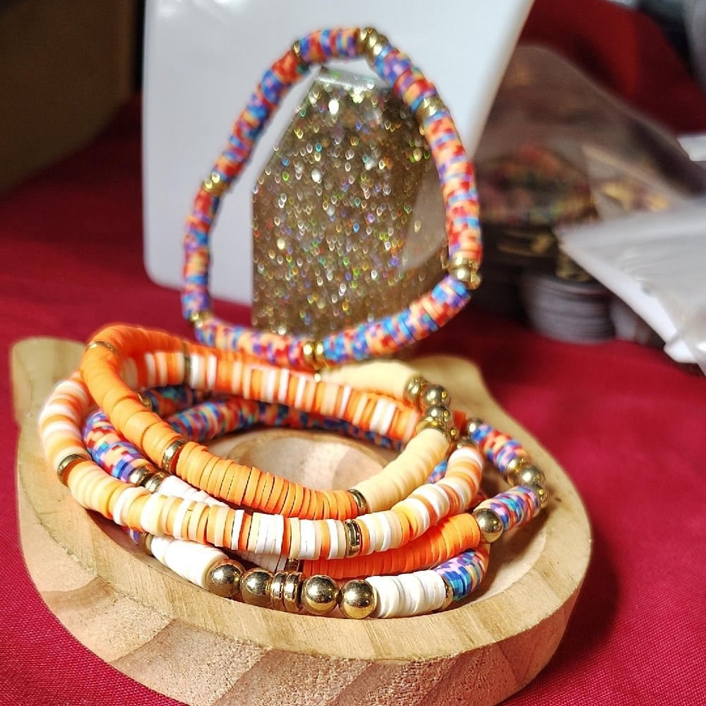 Colorful Beaded Bracelet Set